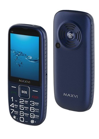 Мобильный телефон Maxvi B9 blue