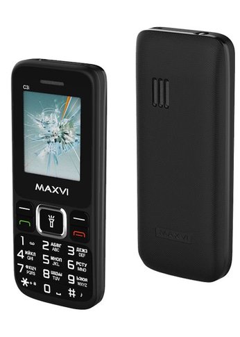 Мобильный телефон Maxvi C3i black