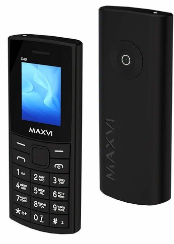 Мобильный телефон Maxvi C40 black