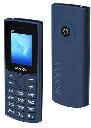 Мобильный телефон Maxvi C40 синий