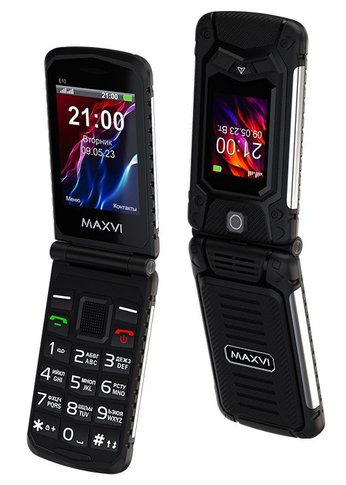 Мобильный телефон Maxvi E10 black