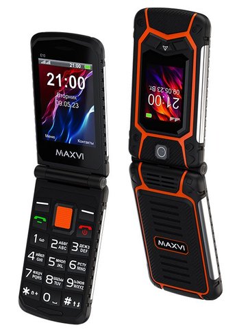 Мобильный телефон Maxvi E10 orange