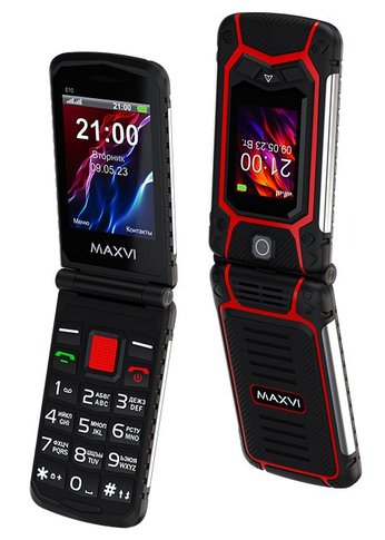 Мобильный телефон Maxvi E10 red