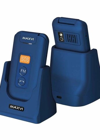 Мобильный телефон Maxvi E5 up blue