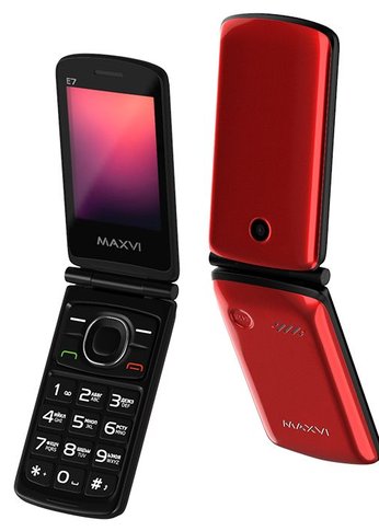 Мобильный телефон Maxvi E7 red