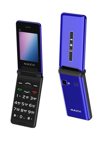 Мобильный телефон Maxvi E9 blue