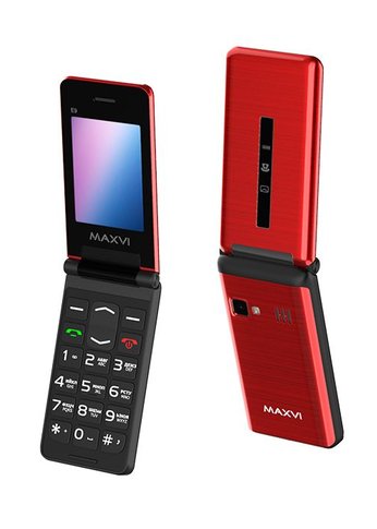 Мобильный телефон Maxvi E9 red