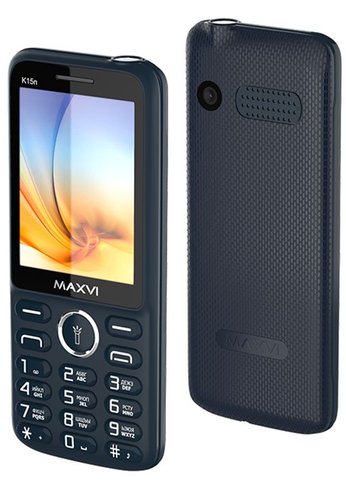 Мобильный телефон Maxvi K15n blue