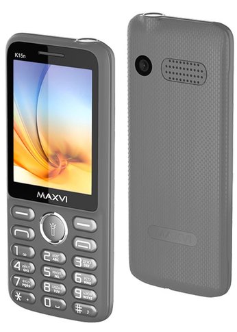 Мобильный телефон Maxvi K15n grey