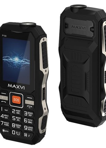 Мобильный телефон Maxvi P100 black