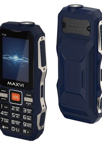 Мобильный телефон Maxvi P100 blue