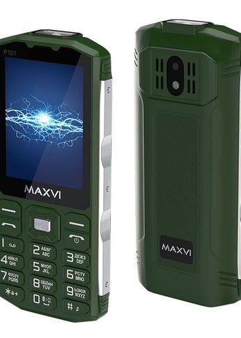 Мобильный телефон Maxvi P101 green