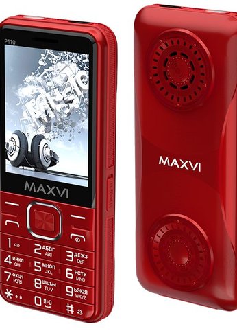 Мобильный телефон Maxvi P110 red