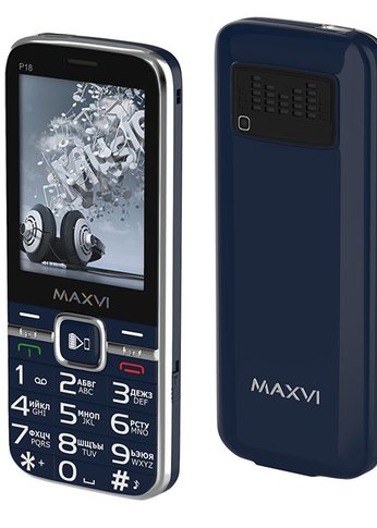 Мобильный телефон Maxvi P18 blue