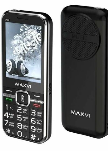 Мобильный телефон Maxvi P18i black