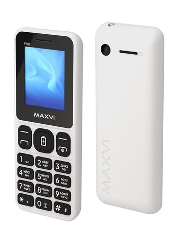 Мобильный телефон Maxvi P99 белый