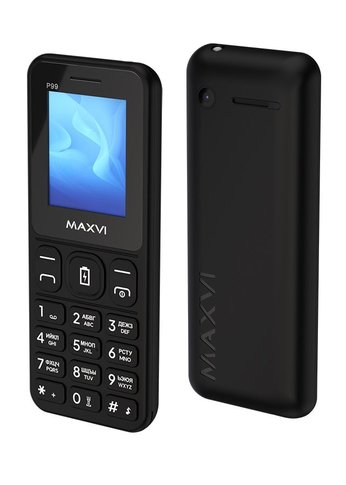 Мобильный телефон Maxvi P99 черный