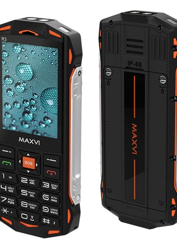 Мобильный телефон Maxvi R3 orange