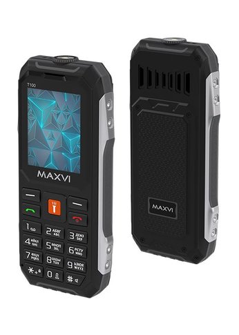 Мобильный телефон Maxvi T100 black