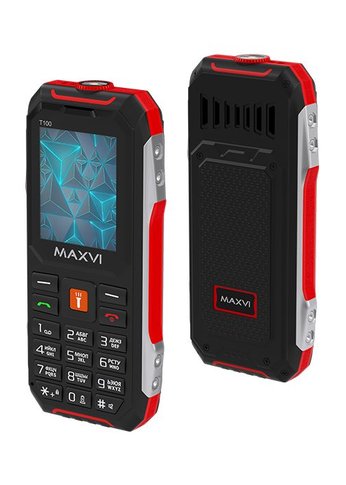 Мобильный телефон Maxvi T100 red