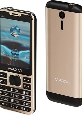 Мобильный телефон Maxvi X10 metallic gold