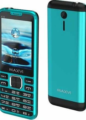 Мобильный телефон Maxvi X10i aqua blue