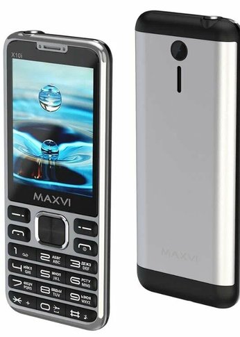 Мобильный телефон Maxvi X10i metallic silver