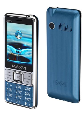 Мобильный телефон Maxvi X900c синий