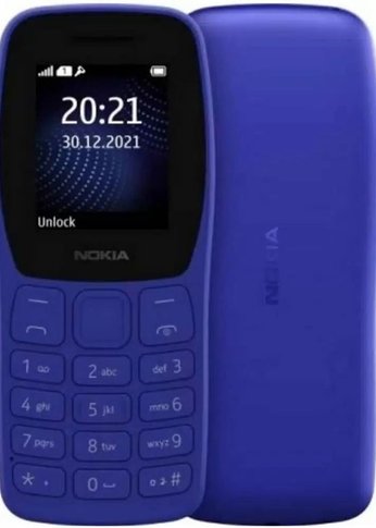 Мобильный телефон Nokia 105 TA-1423 SS Blue (SP01Z07Z1949Y)