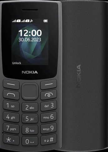 Мобильный телефон Nokia 105 TA-1557 DS EAC CHARCOAL