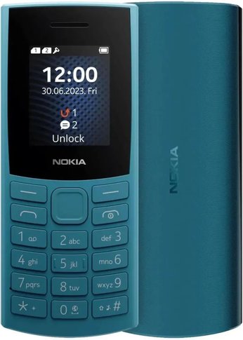 Мобильный телефон Nokia 105 TA-1557 DS EAC CYAN [1GF019CPG6C02]