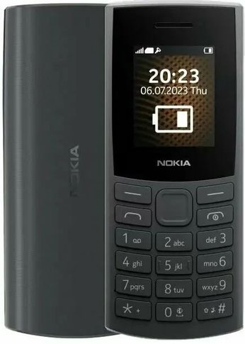 Мобильный телефон Nokia 105 TA-1569 SS EAC CHARCOAL