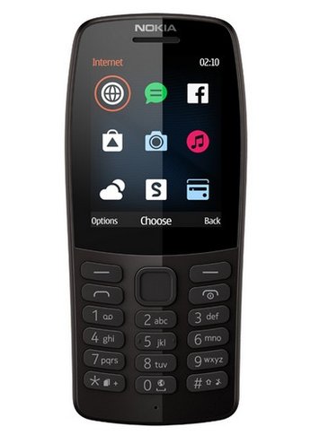 Мобильный телефон Nokia 210 DS TA-1139 Black