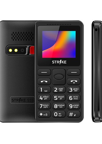 Мобильный телефон Strike S10 черный