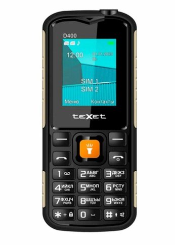 Мобильный телефон TeXet TM-D400 черный