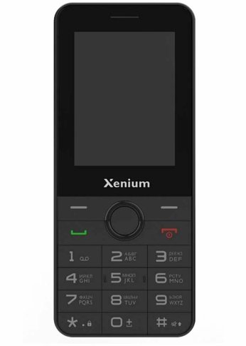 Мобильный телефон XENIUM X240 черный моноблок 2Sim 2.4" 240x320 Nucleus 0.3Mpix GSM900/1800 MP3 FM microSD max32Gb