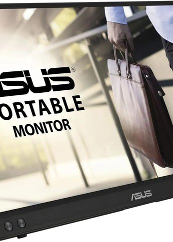 Монитор 15.6" Asus Portable MB16ACV темно-серый IPS/LED/16:9/глянцевая/1920x1080/FHD/USB/0.83кг 90LM0381-B01370