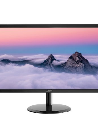 Монитор 21.5" Cbr MF-2202 VA, 1920x1080, 75Гц, 1*VGA, 1*HDMI, внутренний БП, черный, кабели 1*HDMI+1*VGA 1.5м в комплекте [LCD-MF2202-OPC]