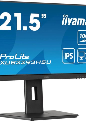 Монитор 21.5" Iiyama ProLite XUB2293HSU-B6 черный IPS LED 1ms 16:9 HDMI M/M матовая HAS Piv 1000:1 250cd 178гр/178гр 1920x1080 100Hz DP FHD USB 3.9кг