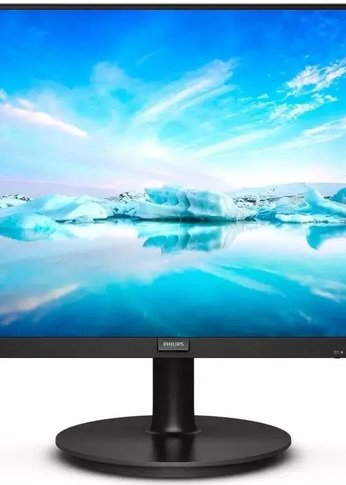 Монитор 21.5" Philips 221V8 черный VA LED 16:9 HDMI матовая 250cd 178гр/178гр 1920x1080 75Hz VGA FHD 2.58кг