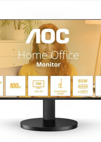 Монитор 23.8" AOC 24B3CF2 черный IPS 1920x1080 100 Hz