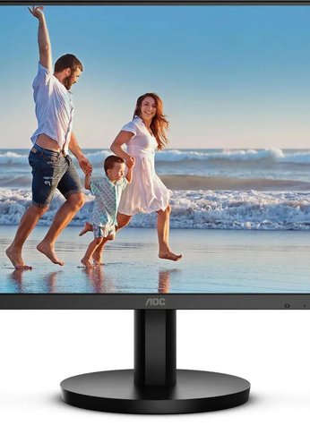 Монитор 23.8" AOC Value Line 24B3HM черный/VA/LED/4ms/16:9/HDMI/матовая/250cd/1920x1080/75Hz/FreeSync/Premium/Pro/VGA/FHD (24B3HM)