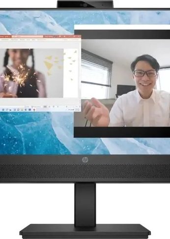 Монитор 23.8" HP M24m серебристый IPS Cam 1920x1080 75Гц (678U5AA)
