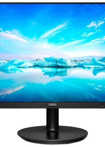 Монитор 23.8" Philips 242V8LA Panel VA 1920x1080 16:9 75Hz Matte 4мс Колонки Наклон Цвет черный 242V8LA