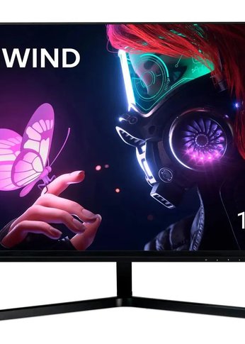 Монитор 23.8" SunWind SUN-M24BG110 черный VA LED 6ms 16:9 HDMI матовая 250cd 178гр/178гр 1920x1080 165Hz DP FHD USB 2.6кг