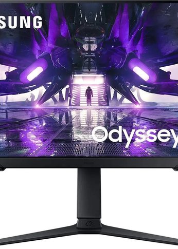 Монитор 24" Samsung Odyssey G3 S24AG320NI черный VA LED 1ms 16:9 HDMI полуматовая HAS Piv 250cd 178гр/178гр 1920x1080 165Hz FreeSync Premium DP 4.5кг