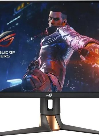 Монитор 27" Asus ROG Swift PG27UQR черный IPS LED 16:9 HDMI полуматовая HAS Piv 600cd 178гр/178гр 3840x2160 120Hz DP WQ USB 7.4кг