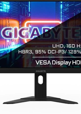 Монитор 27" Gigabyte M27U черный IPS LED 1ms 16:9 HDMI M/M матовая HAS 400cd 178гр/178гр 3840x2160 160Hz DP 4K USB 6.48кг