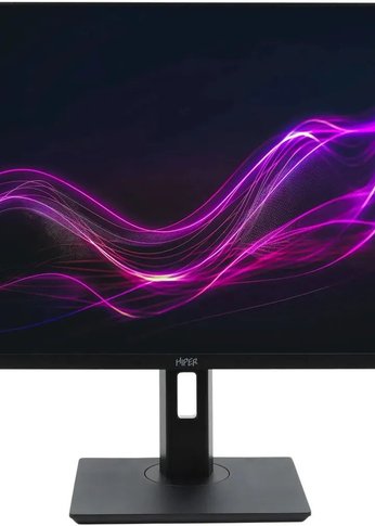 Монитор 27" Hiper ProView KB2710 черный IPS LED 5ms 16:9 HDMI M/M матовая HAS Piv 250cd 178гр/178гр 1920x1080 75Hz FreeSync DP FHD USB 4.5кг