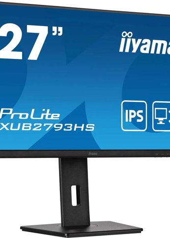 Монитор 27" Iiyama ProLite XUB2793HS-B6 черный IPS 1920x1080 100Гц (XUB2793HS-B6)
